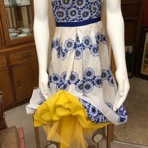 Strapless Dress with cut outs